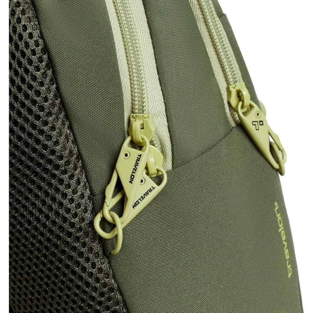 Unisex Olive adult Travelon Anti-theft the Voyages Tour Bag Imported Zipper